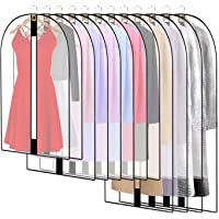 HOWAF 12 Piezas Fundas de Ropa- Bolsa de Ropa A Prueba de Polvo- Impermeables y con Humedad- Funda Abrigo Ropa Trajes…